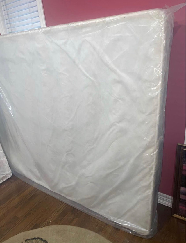 Beautiful Floral Queen Size Mattress Box Spring with Delivery in Beds & Mattresses in Mississauga / Peel Region - Image 4