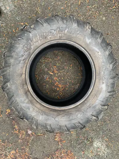 2 - 25 x 8 -12” 2- 25 x 10- 12” About 50% or more left on the treads $150.00 for the 4