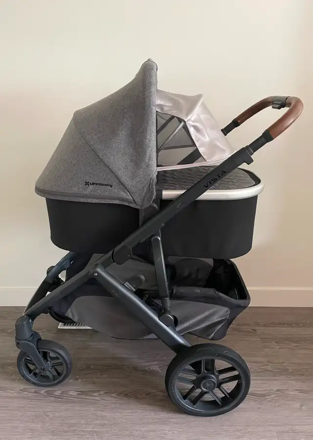 Uppababy Vista V2 with Toddler Seat and Bassinet in Strollers, Carriers & Car Seats in Edmonton - Image 9