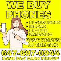 BUYING BLACKLISTED/BROKEN/DAMAGED PHONES