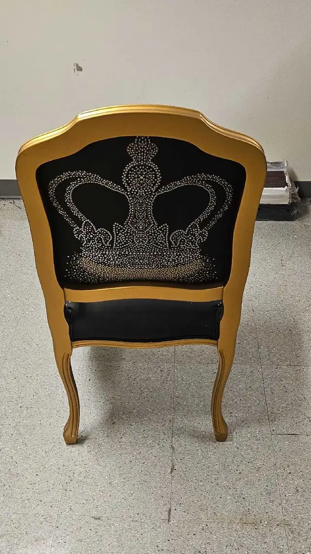 Custom Crown Wooden Armchair in Chairs & Recliners in City of Toronto - Image 4