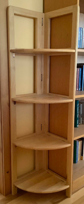 Wooden corner shelving unit in Bookcases & Shelving Units in Dartmouth