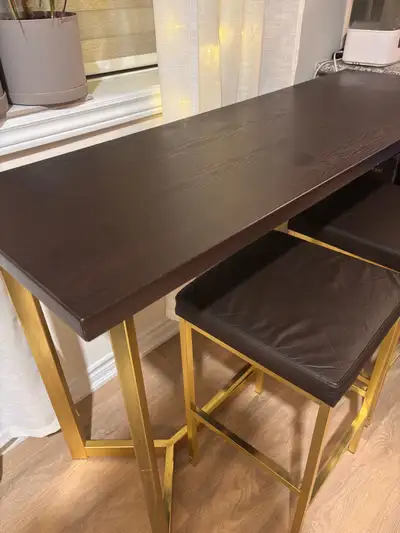 Bar table with Chairs, View more
