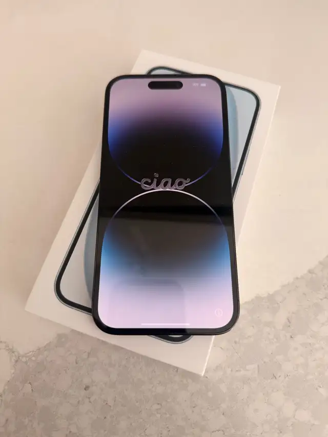 Unlocked Iphone 14 Pro, 256GB - with New Screen Protector64722758095874120