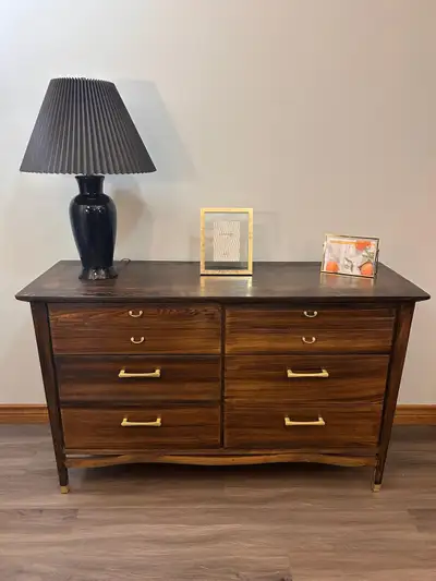 Refurbished Wood Dresser / Buffet - Mid-Century Rustic, View more