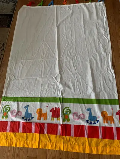 IKEA kids bedroom cotton curtains 2 panels, View more