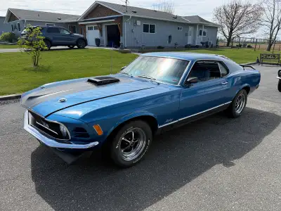 1970 Ford Mustang Mach 1 428 Cobra Jet C6 Automatic 3.00 traction lok rear axle. This car is a True...