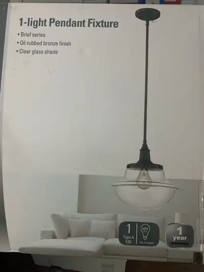 BEAUTIFUL NEW OILED BRONZE PENDANT LIGHT , View more