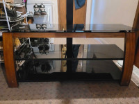 Glass Top TV Stand 