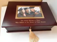 Keep sake graduation memory photo box