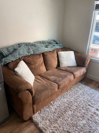 Couch with Foldable Cot & Reclining Chair