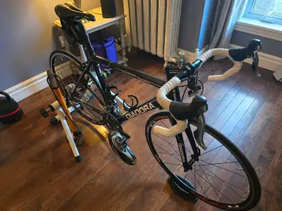 Bike in great condition. Owned for last 7 years. Stays on trainer. Price reduced to 1300, firm.