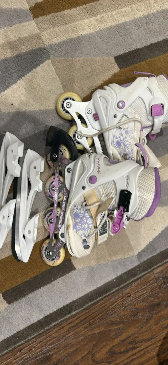 girls roller blades / skates in Skates & Blades in Hamilton - Image 2