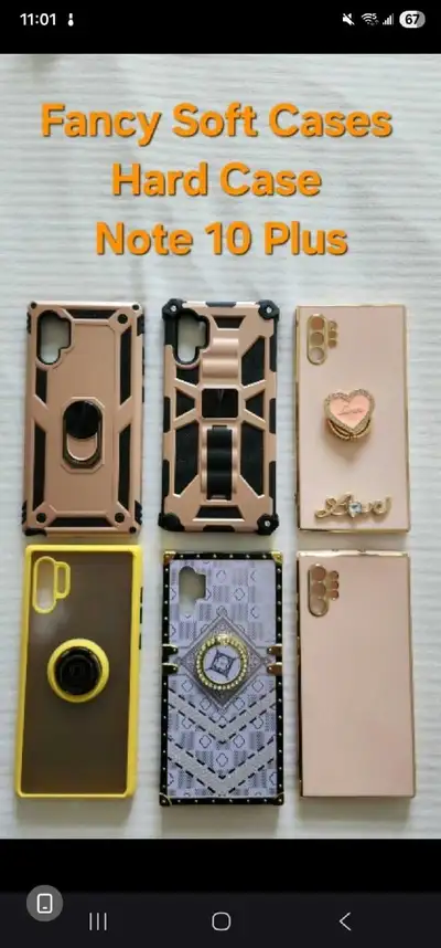 Elevate your Samsung Galaxy Note 10 Plus with these stylish phone cases! I'm offering a variety of d...