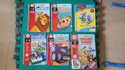 Leappad 6 books - Lion King Nemo Cars ...etc, View more