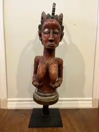Large Old African (Bangwa) Carved Tribal Statue