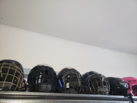 Casques de hockey