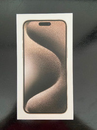 New iPhone 15pro max White titanium 512GB