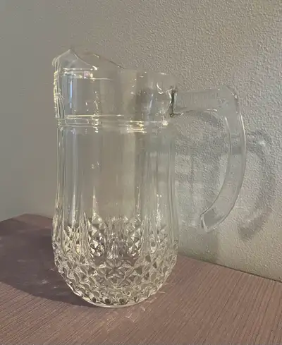 This Crystal Pitcher is in Perfect Condition! If it is For Water or Lemonade it Will Look Great on Y...