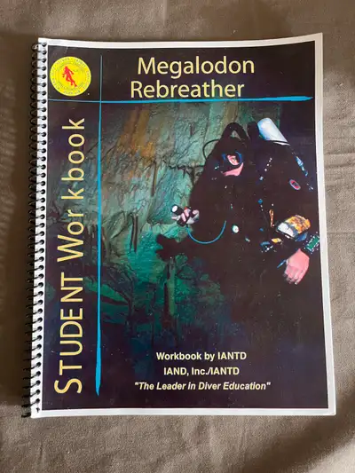 IANTD Megalodon Rebreather Student Workbook, View more