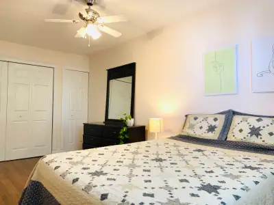 -It’s a townhouse with 4 bedroom in total and this is one of the bedrooms. (4 people in total sharin...
