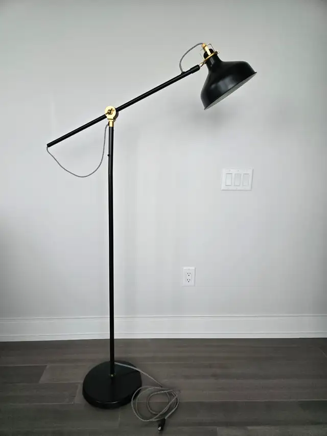 Ikea Ranarp Floor/reading lamp, black62863728665730121