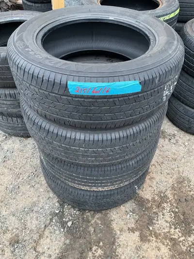 I'm selling a set of four Yokohama tires, size 215/60/16, perfect for your car. These are used tires...