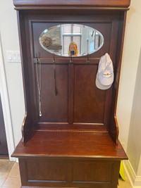 Armoire with chest 