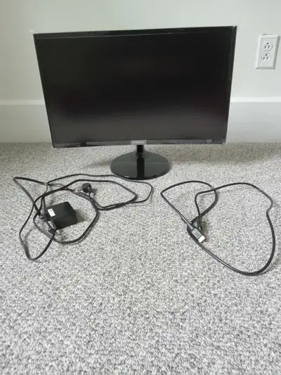 24 inch curved monitor model # C24F390FHN. Comes with all accessories (power cable and hdmi cable)....