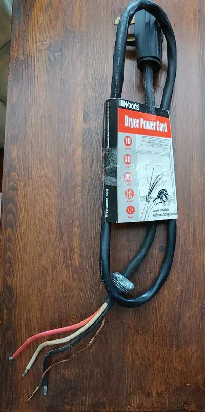 Dryer replacement cord, View more