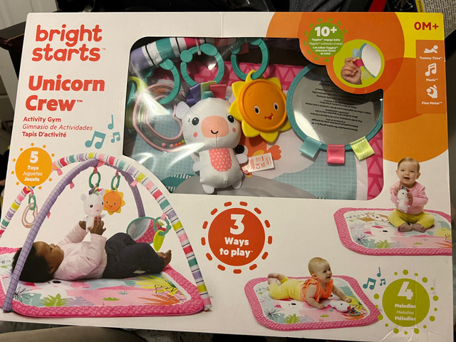 Bright starts unicorn crew playmat brand new  in Other in Gatineau