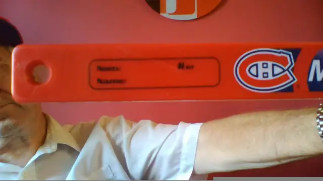 MONTREAL CANADIENS plastic mini HOCKEY STICK 19 1/2" long in Arts & Collectibles in Winnipeg - Image 7