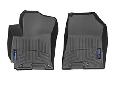 WeatherTech 4415991 - Front Row Black Digital Fit Floor Liner - 2024 HYUNDAI Venue