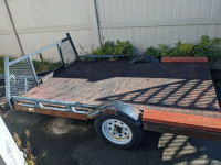 Small flatbed trailer 