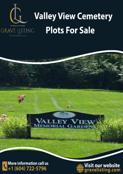 South-Facing Double-Depth Burial Plot for Sale in Valley View Ce, View more