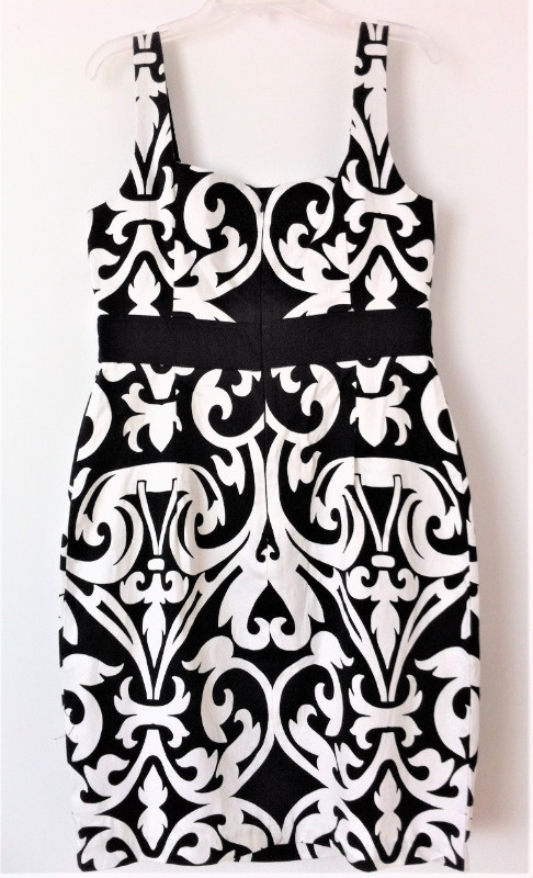 LONDON TIMES PETITES BLACK & WHITE PRINTED DRESS, 8PNEW dans Femmes - Robes et jupes  à Ville de Montréal - Image 4