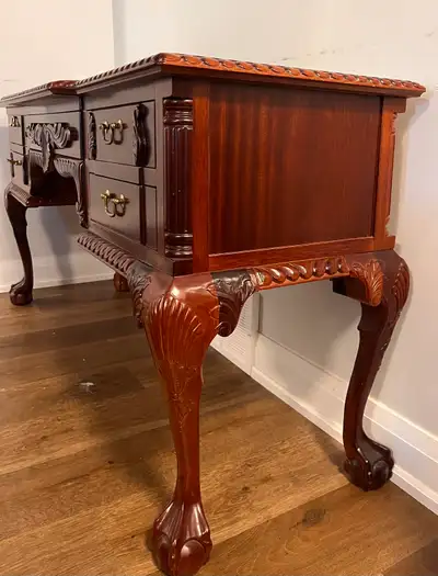 Solid Wood Executive Writing Desk |  Office Desk, View more