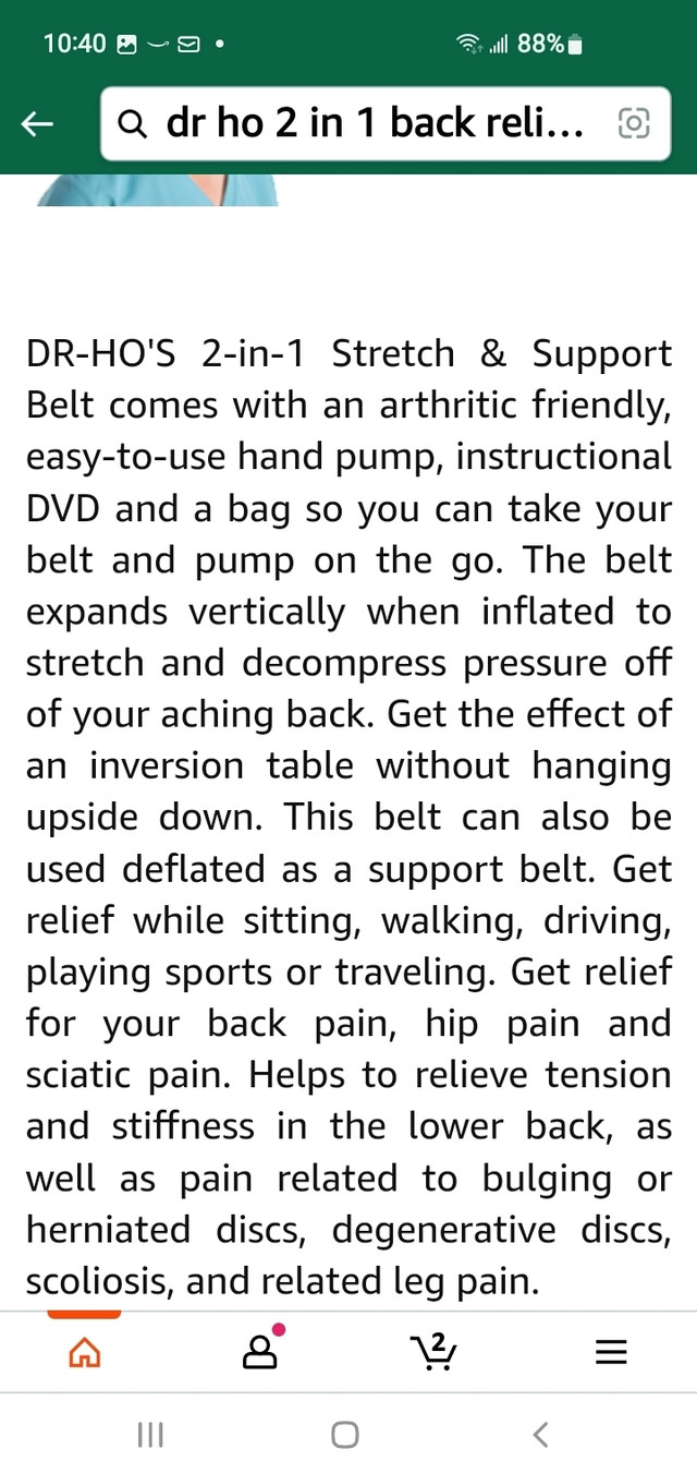 DR HO BACK RELIEF 2in1 in Health & Special Needs in Belleville - Image 4