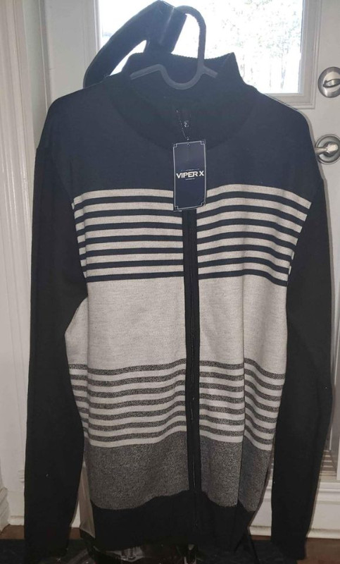 Viper x zipper sweater / brand new with tags XL GG dans Hommes  à Longueuil/Rive Sud - Image 2