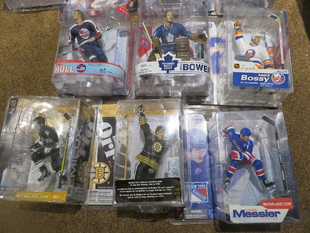 100s of McFarlanes -Orr, Gretzky, Lemieux, Bower and 20 goalies+ in Arts & Collectibles in Calgary - Image 4