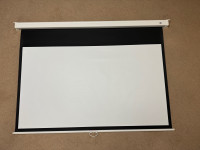 Projector screen, wall mounted