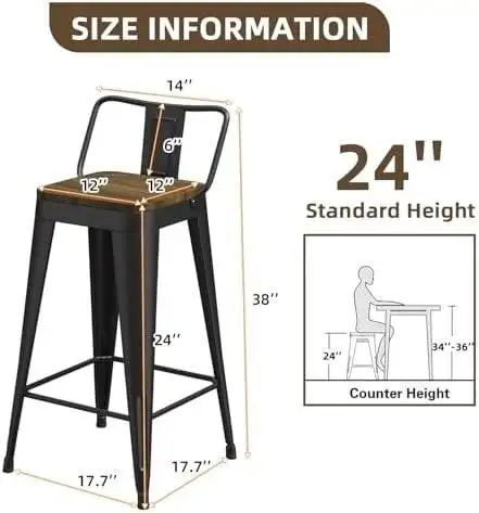 BRAND NEW SET OF 4 BAR STOOLS – $225 in Chairs & Recliners in City of Toronto - Image 4