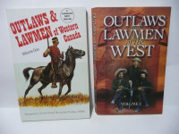 NON-FICTION BOOKS - Outlaws and lawmen of Western Canada