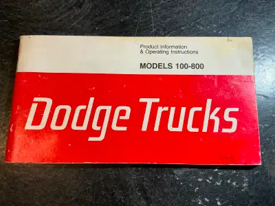 1976 Dodge Truck Manual W100 D100 D200 D300 W200 Power Wagon, View more
