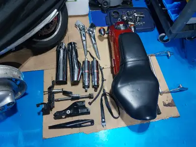A bunch of parts for sale from a Honda VTX 1300. All parts shown in photos. I have this ad posted fo...