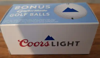 Coors Light TaylorMade Golf Balls Set of 2, View more