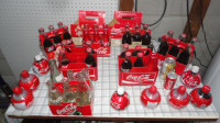 Coke Bottle Collection - Some Full Some Empty