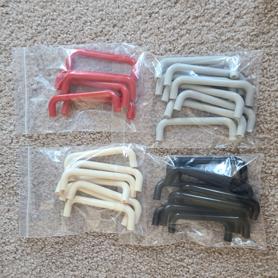 30 New Plastic Cabinet/Drawer Pulls - 4 colours, View more