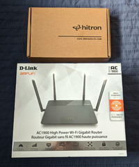 HITRON MODEM and D-LINK ROUTER for SALE
