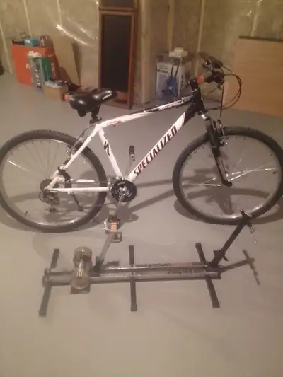 Mountain Bike And BicycleTrainer, View more